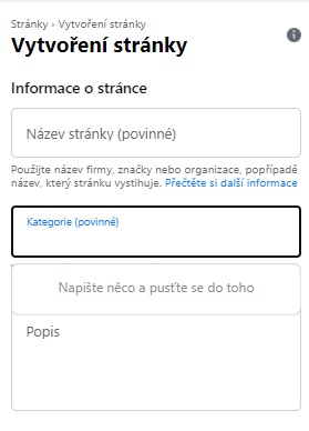 Začátek prezentace vaší firmy na Facebooku je spojen se založením firemní stránky.