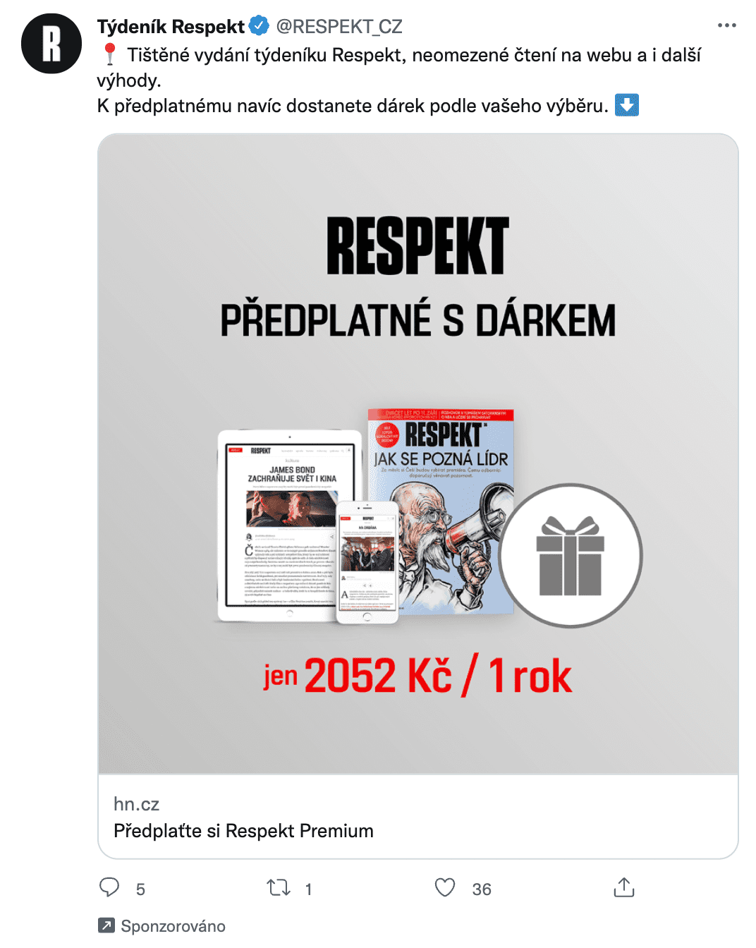 Prokliková Twitter reklama může být ve čtvercovém formátu grafiky nebo ve formátu obdélníku. Osobně doporučuji čtverec, jelikož ten zabírá více místa ve feedu a můžete ho použít i na jiné sociální sítě.