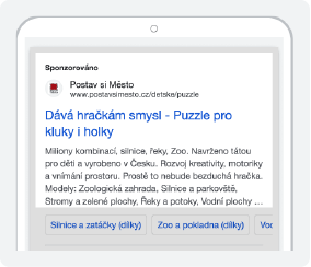 Reklama Google PPC se ukázala jako klíčový prvek naší strategie digitálního marketingu. Jejím hlavním přínosem je, že když nás lidé najdou prostřednictvím této reklamy nebo vyhledávají náš produkt, obvykle jde o osoby, které jsou ve větší míře připravené koupit naše výrobky než ti, kteří na nás narazí přes reklamy na Facebooku.